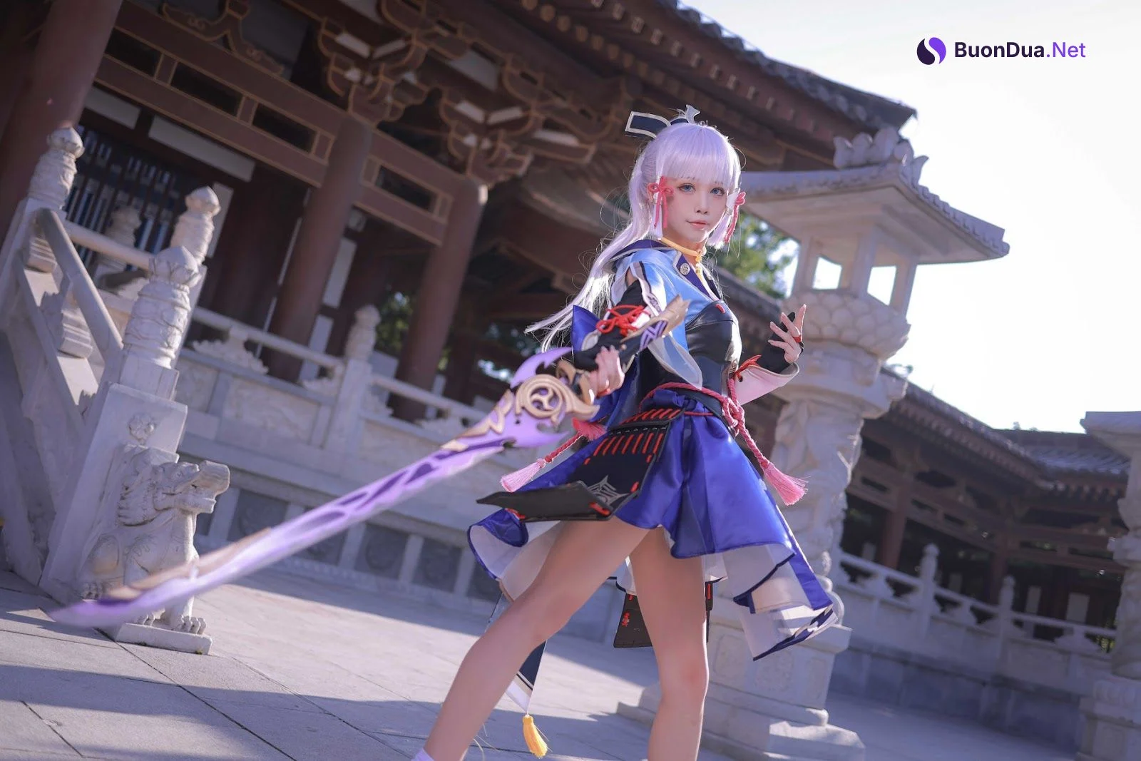 Cosplay 水淼Aqua 神里綾華 Kamisato Ayaka - Photo 6