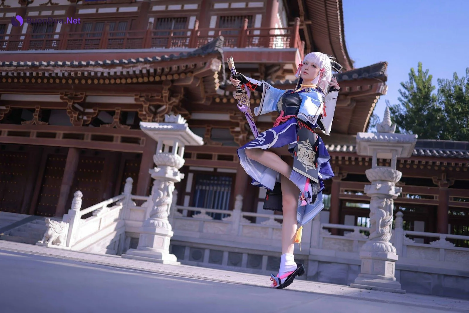 Cosplay 水淼Aqua 神里綾華 Kamisato Ayaka - Photo 7