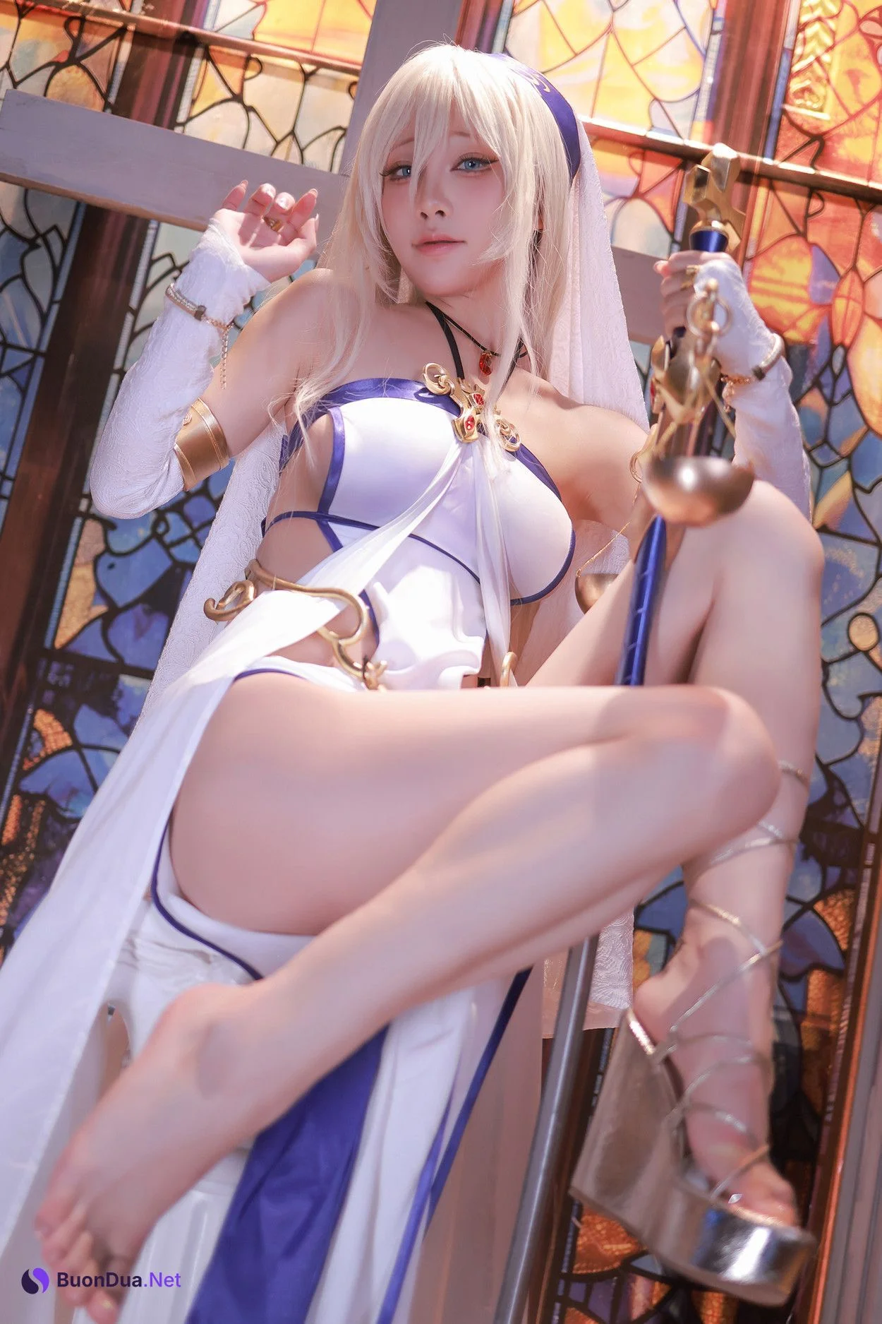 Cosplay 水淼Aqua 剑之圣女 Set.01 - Photo 4