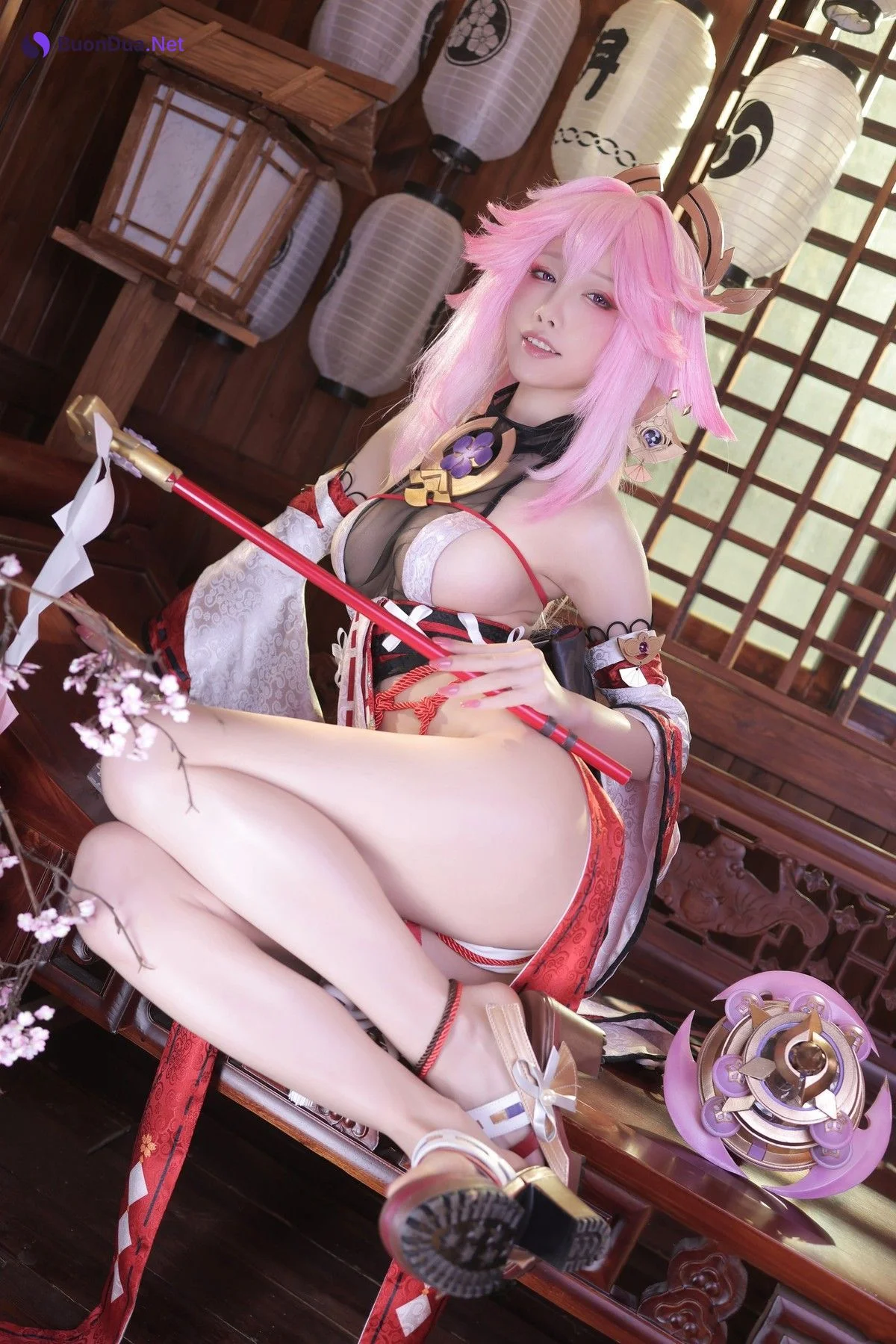 Cosplay 水淼Aqua 新原神八重神子 Set.01 - Photo 11