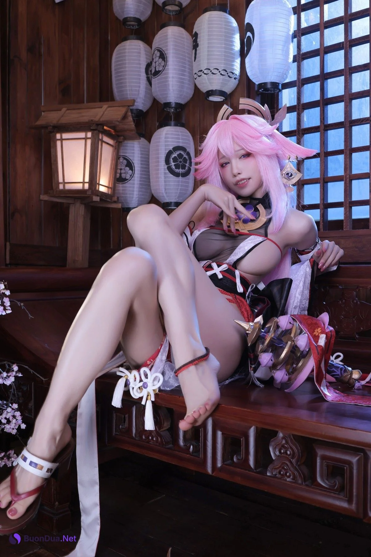 Cosplay 水淼Aqua 新原神八重神子 Set.01 - Photo 20