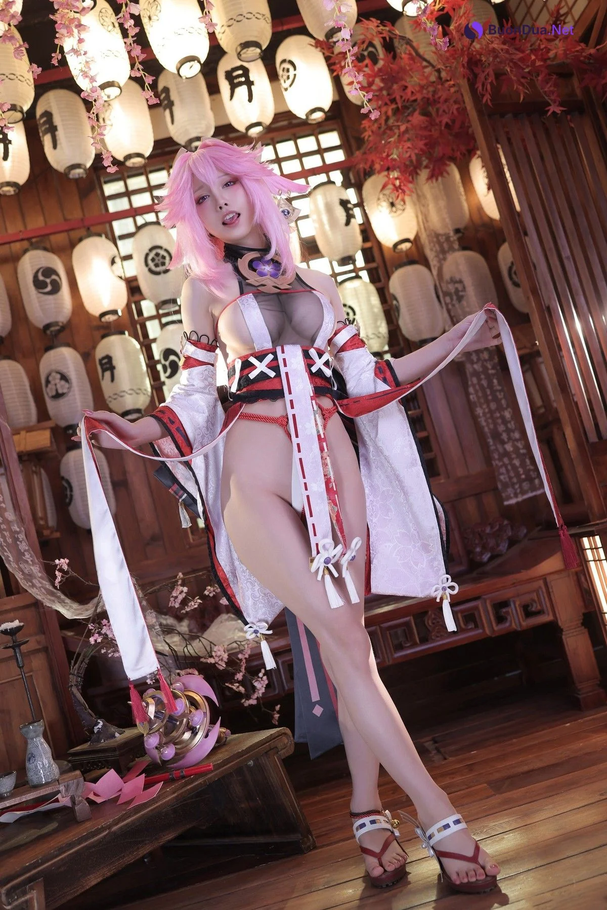 Cosplay 水淼Aqua 新原神八重神子 Set.01 - Photo 4
