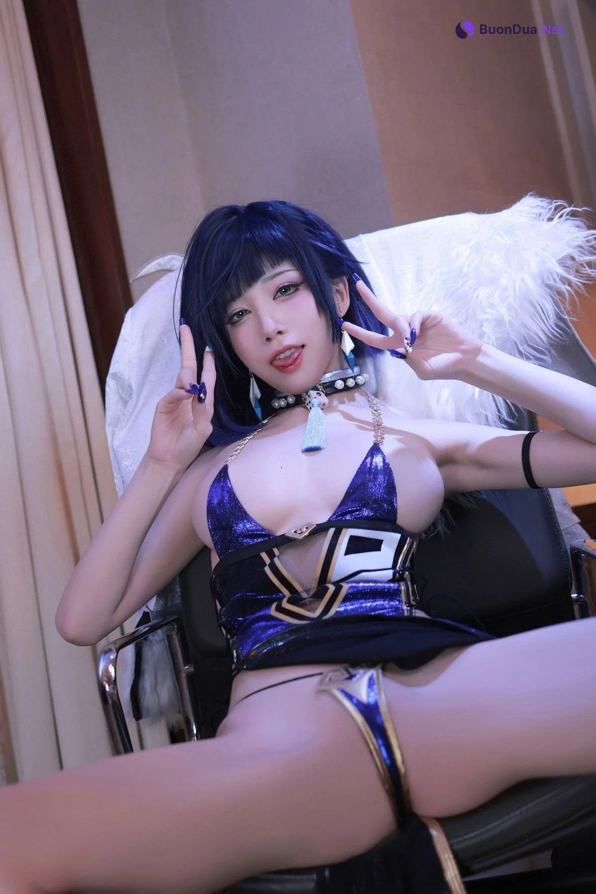Cosplay 水淼Aqua 夜阑礼服 Set.01 - รูปภาพ 17