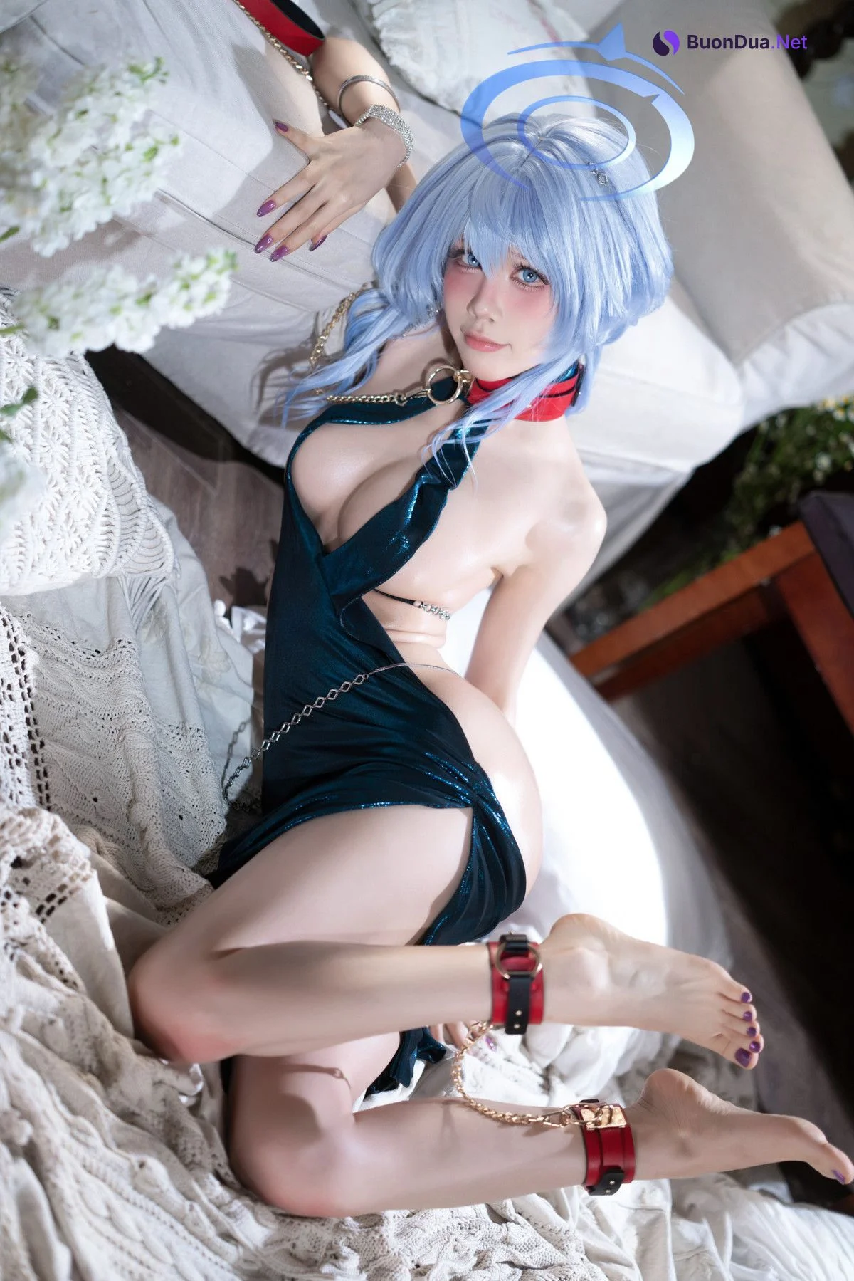 Cosplay 水淼Aqua 碧蓝档案 天雨亚子礼服 Set.02 - Photo 16
