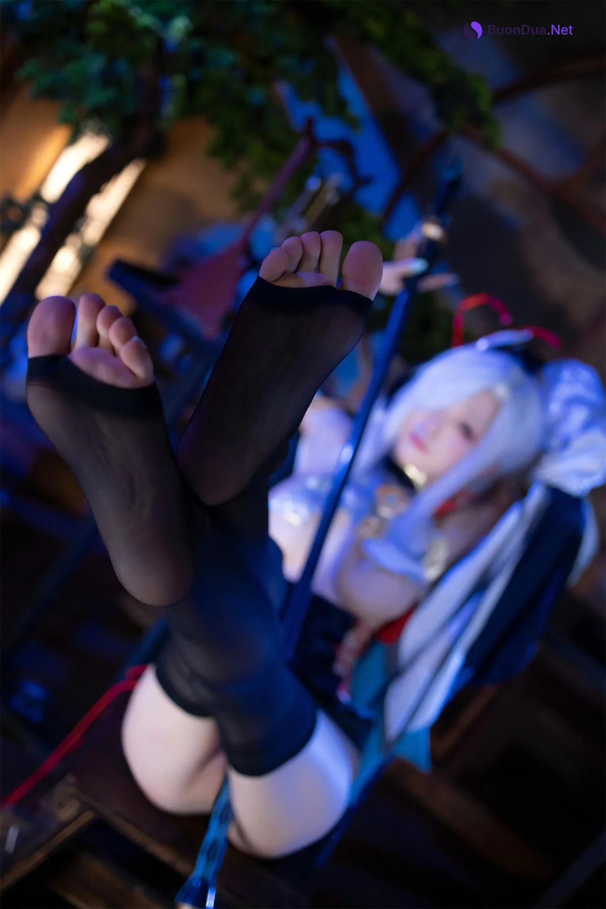 Cosplay 水淼Aqua 申鹤旗袍 Set.02 - Photo 5