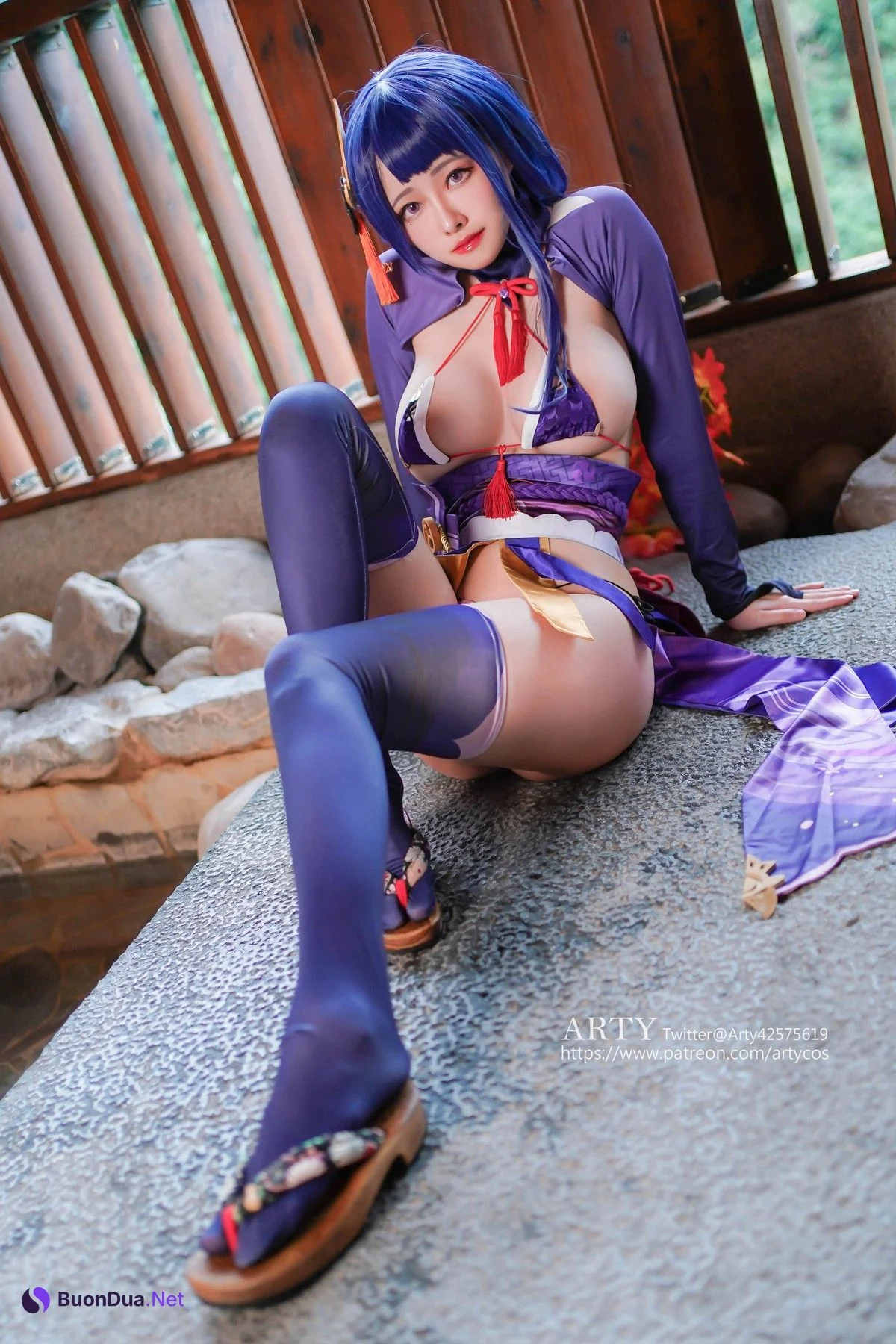 Cosplay Arty亞緹 Genshin 雷らい電でん将しょう軍ぐん - Photo 10