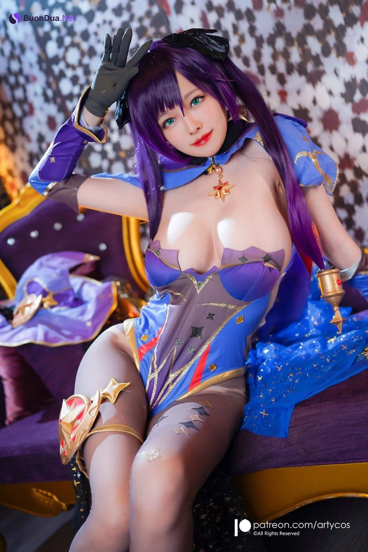 Cosplay Arty亞緹 Mona Genshin - Photo 13