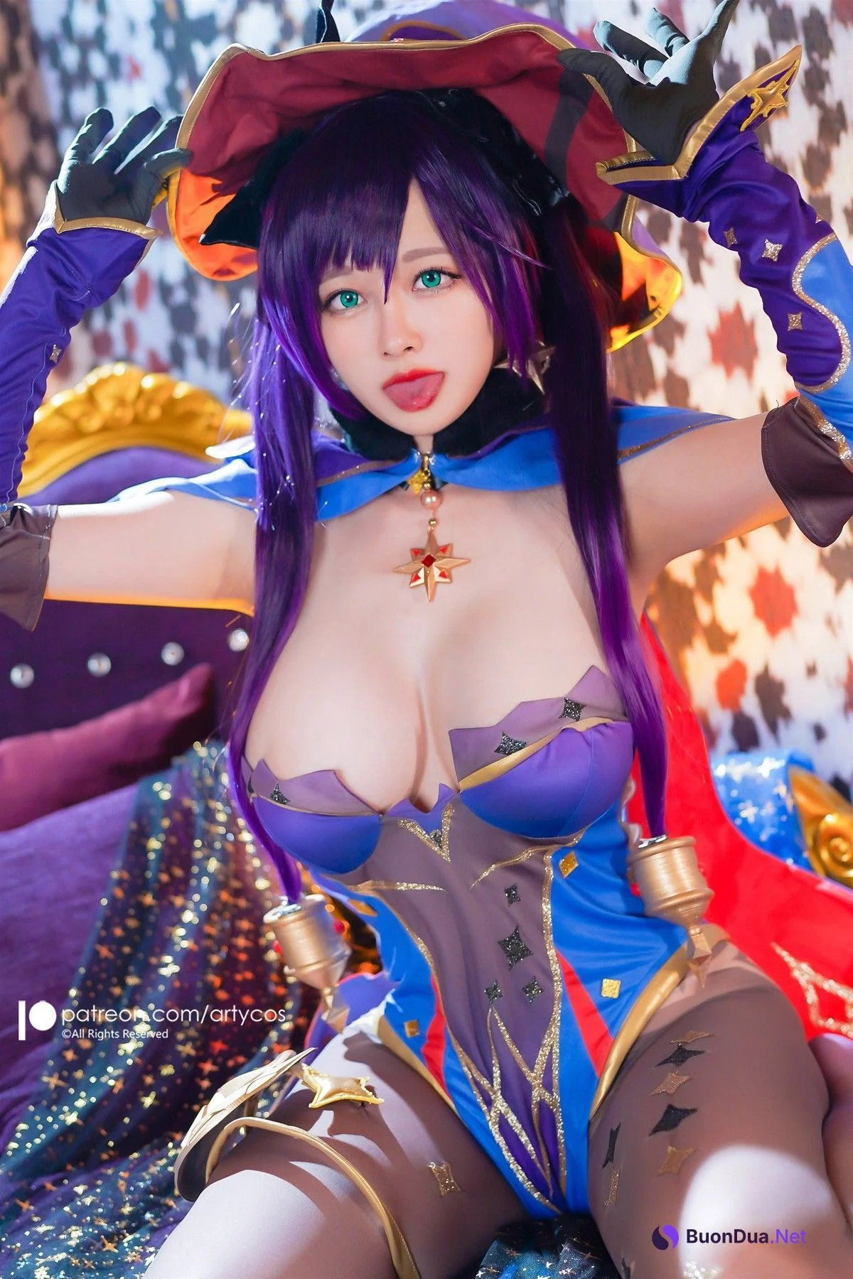 Cosplay Arty亞緹 Mona Genshin - Photo 4