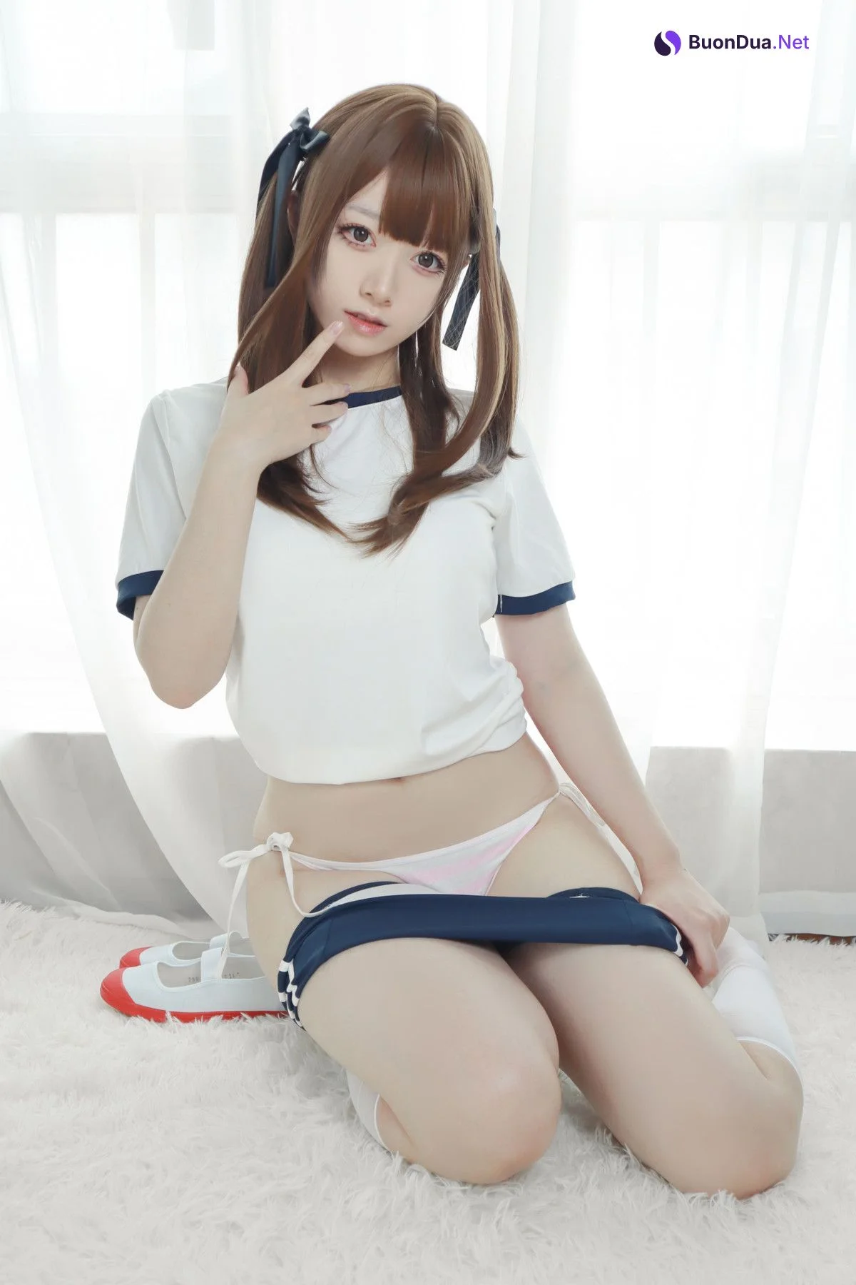 Cosplay Asagiriai愛ちゃん 体操服 - Photo 3