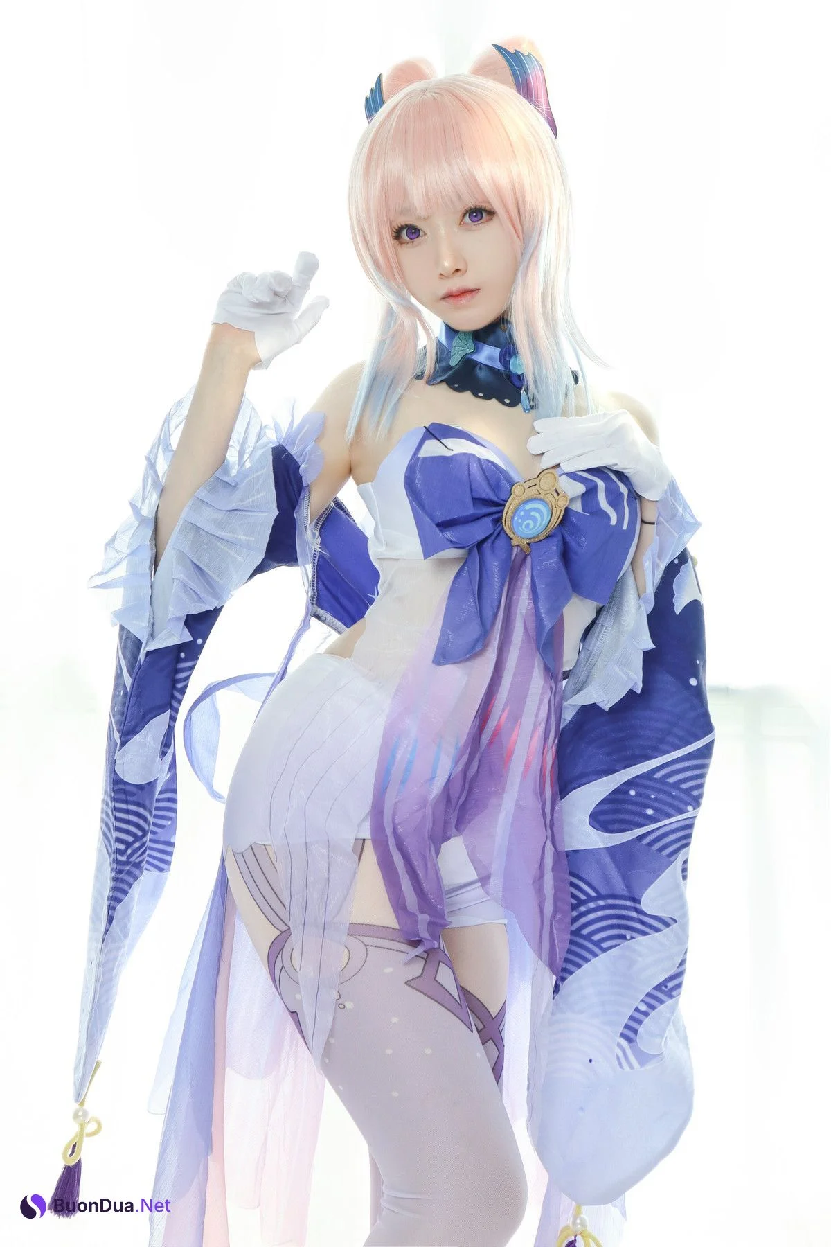 Cosplay Asagiriai愛ちゃん 原神 珊瑚宫心海 - Photo 2