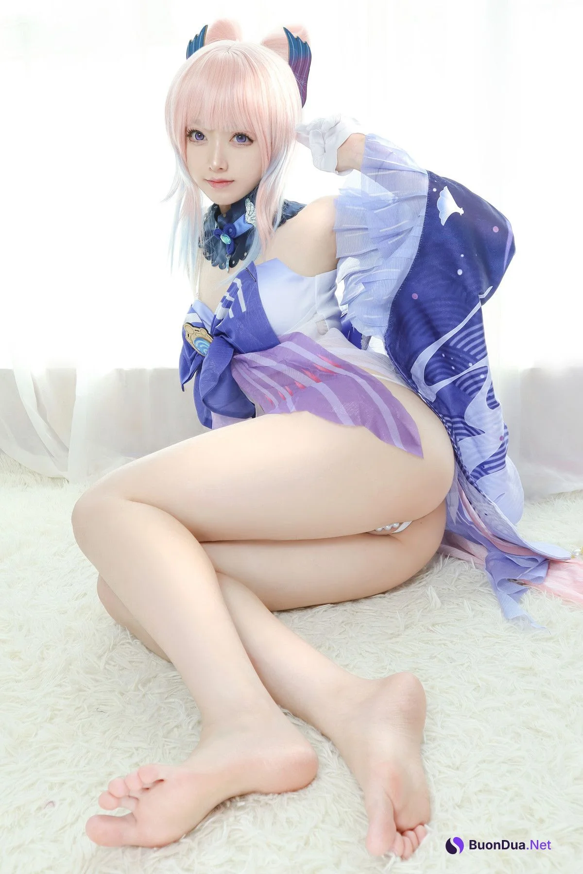 Cosplay Asagiriai愛ちゃん 原神 珊瑚宫心海 - Photo 3