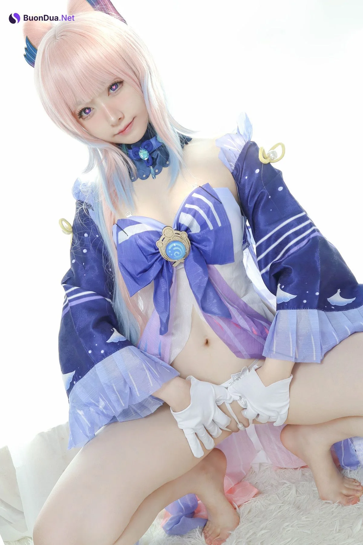 Cosplay Asagiriai愛ちゃん 原神 珊瑚宫心海 - Photo 9