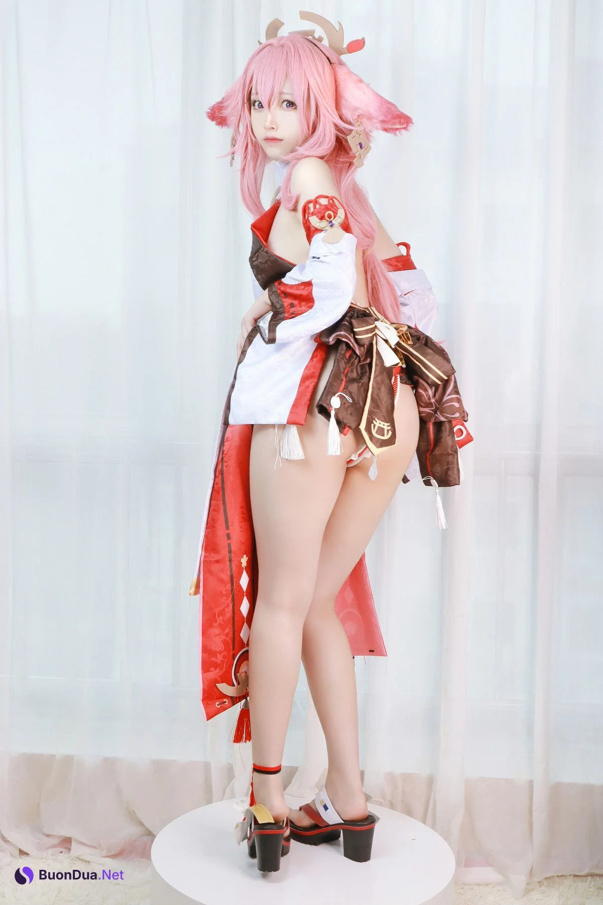 Cosplay Asagiriai愛ちゃん 原神 八重神子 - Photo 3