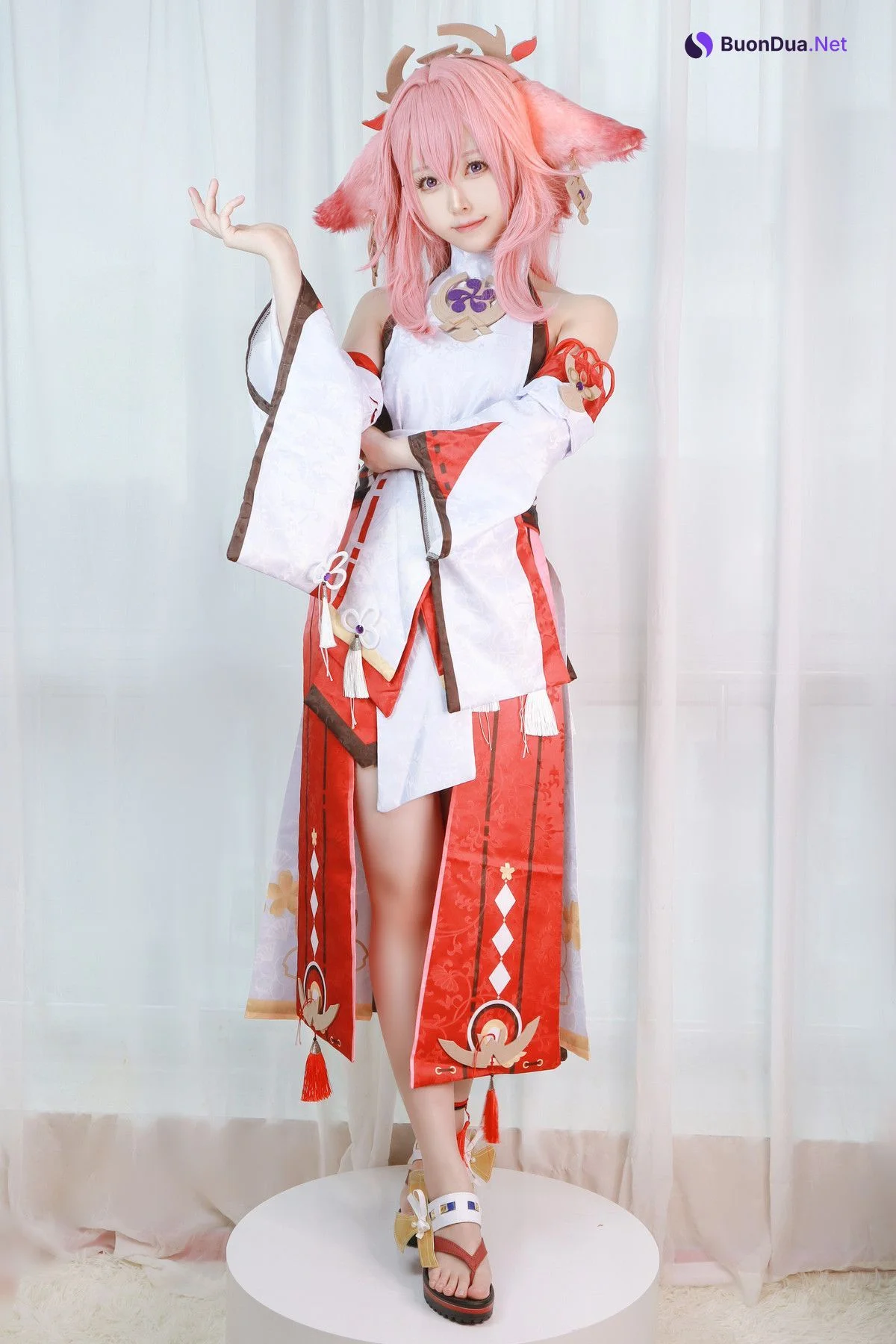 Cosplay Asagiriai愛ちゃん 原神 八重神子 - Photo 5