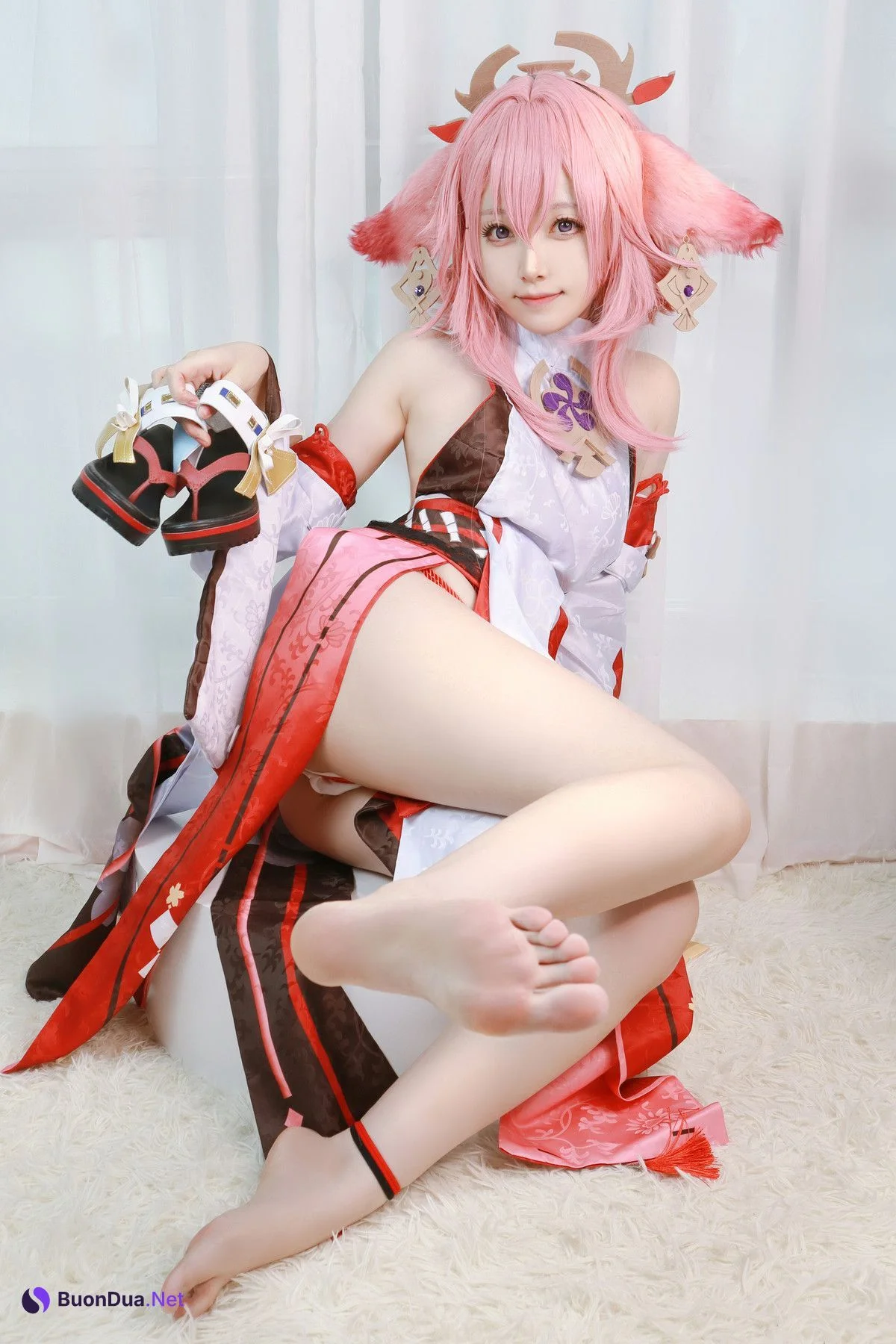 Cosplay Asagiriai愛ちゃん 原神 八重神子 - Photo 7