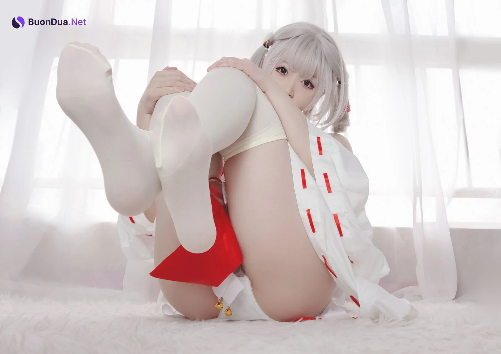Cosplay Asagiriai愛ちゃん 巫女服自拍 - รูปภาพ 14