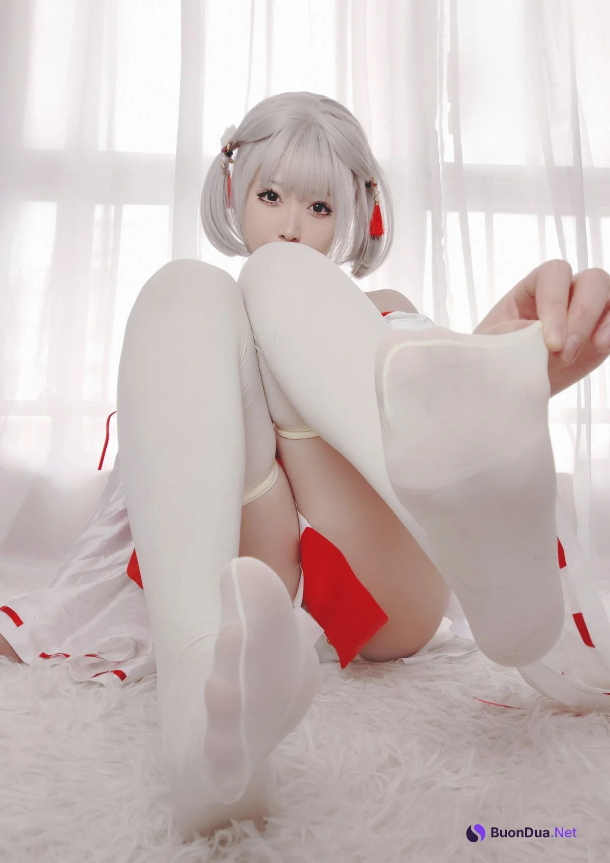 Cosplay Asagiriai愛ちゃん 巫女服自拍 - รูปภาพ 8