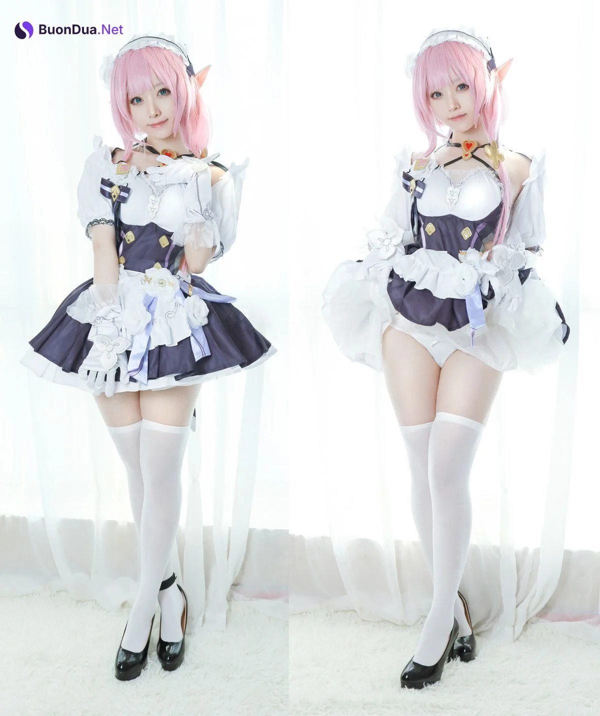 Cosplay Asagiriai愛ちゃん Elysia爱莉希雅 - Photo 2