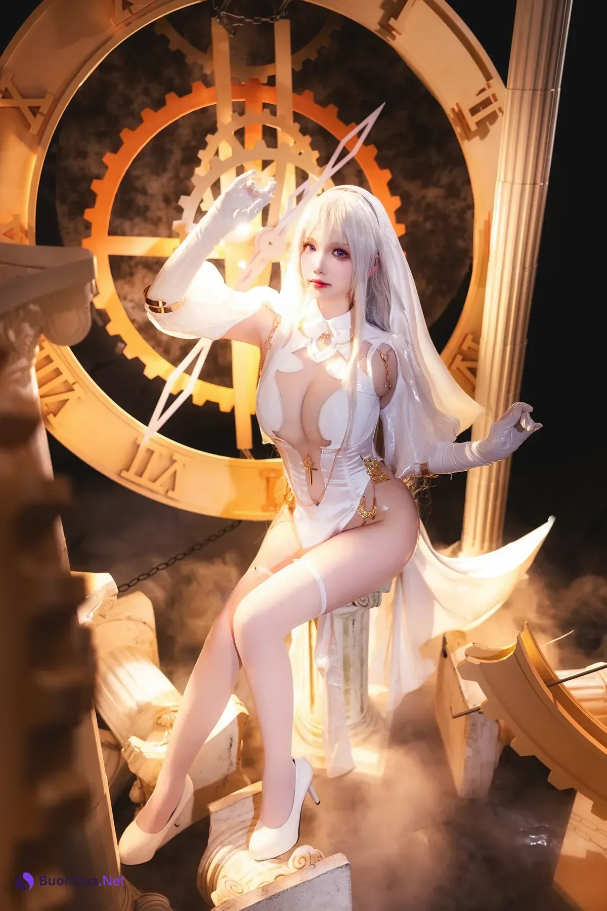 Cosplay 雪晴Astra – 圣天使修女 - Photo 12
