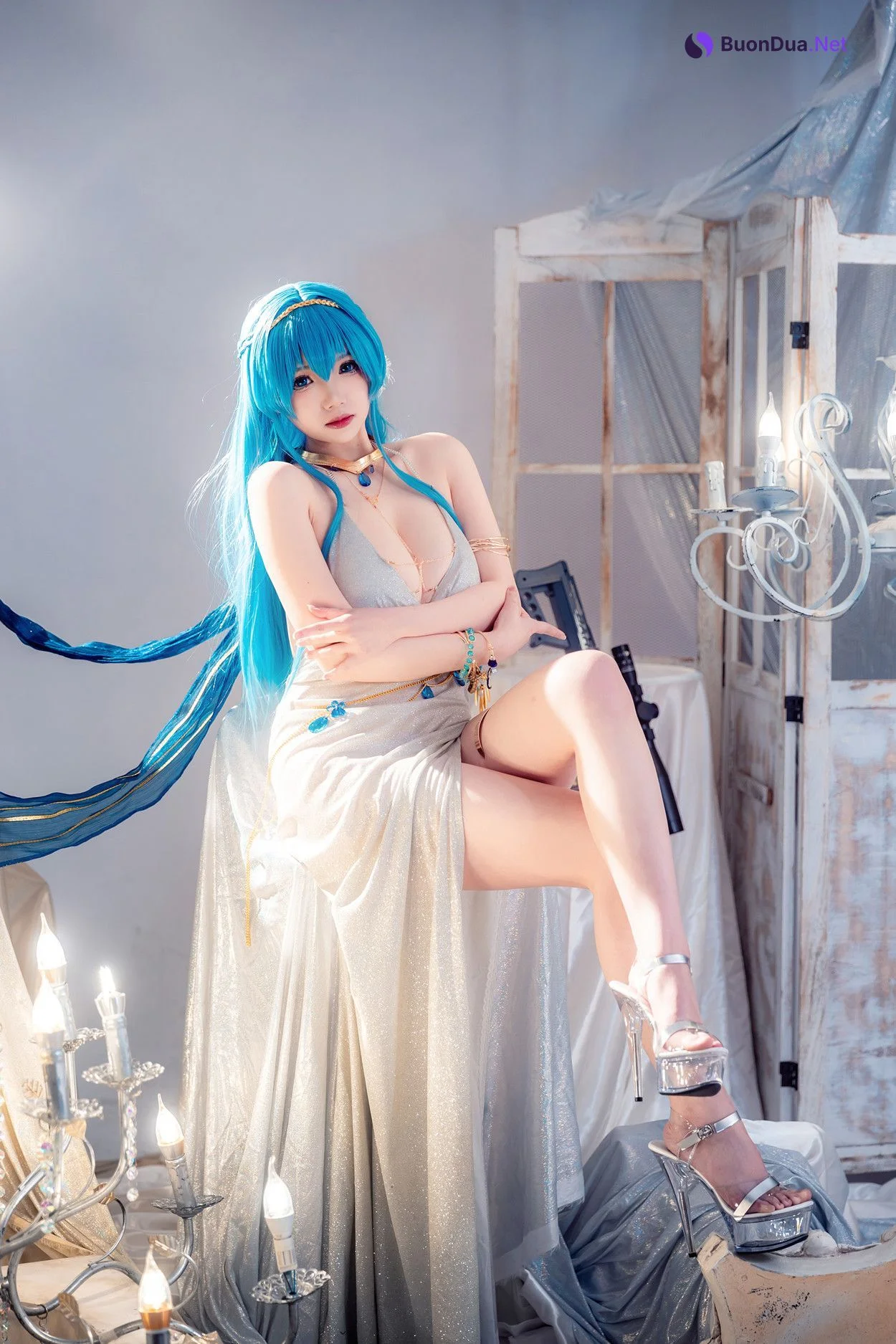 Cosplay 雪晴Astra 水晶派对海伦 - Photo 14