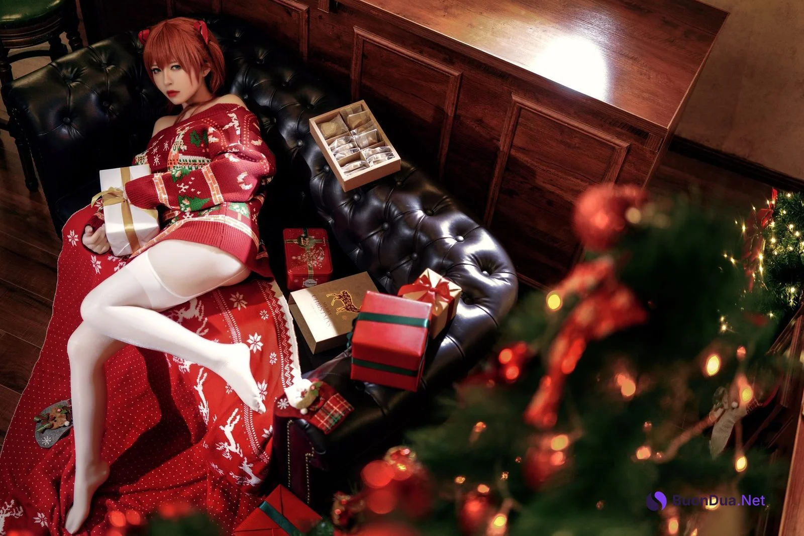 Cosplay 半半子 式波・ASUKA Christmas - Photo 13