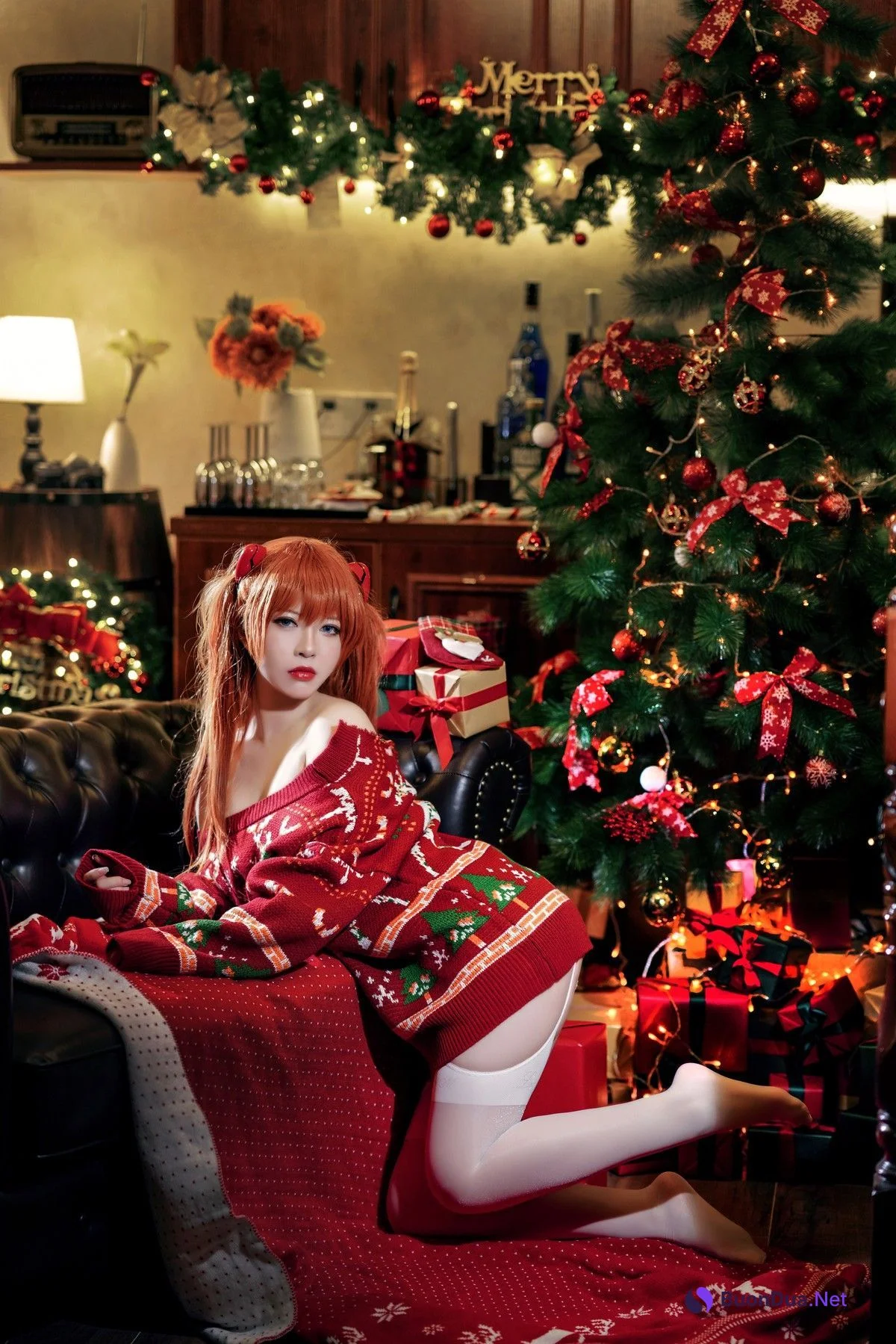 Cosplay 半半子 式波・ASUKA Christmas - Photo 3