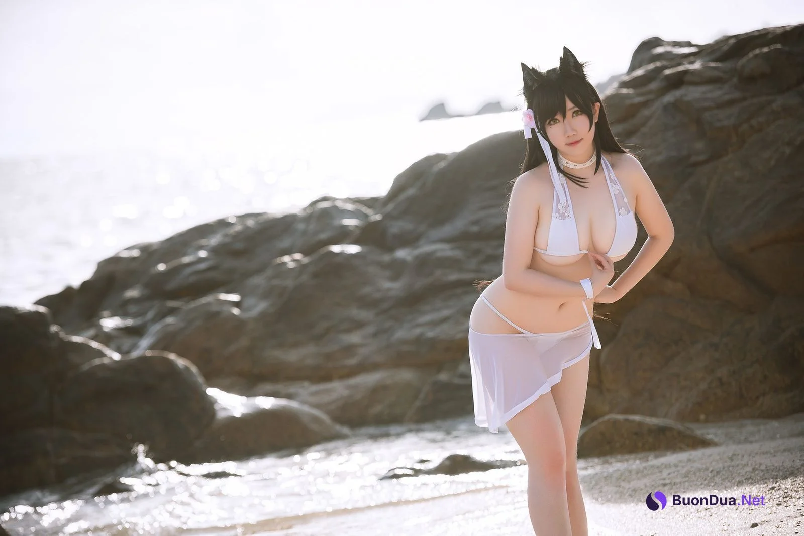 是本末末 Cosplay 爱宕泳装 Atago - Photo 10