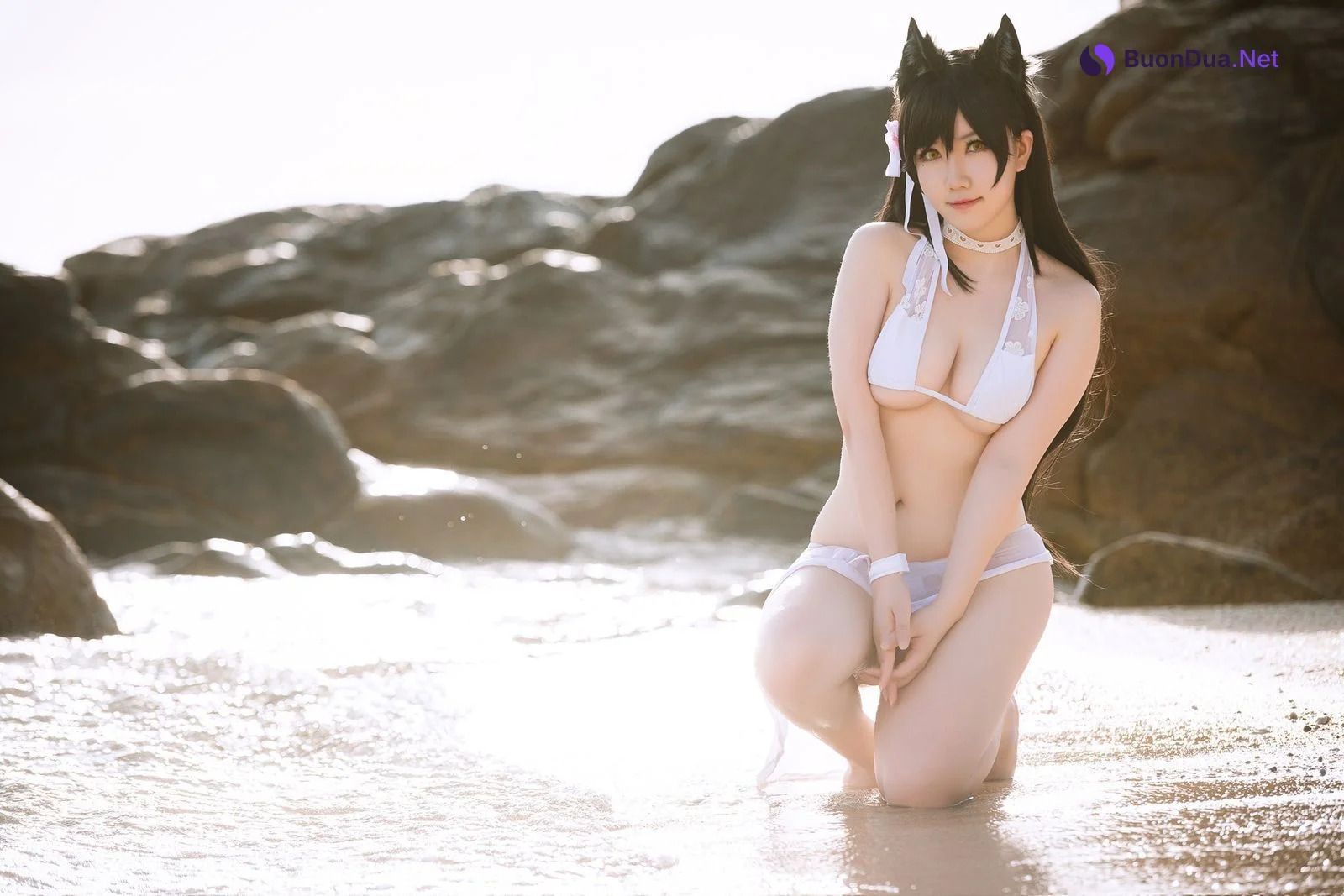 是本末末 Cosplay 爱宕泳装 Atago - Photo 11