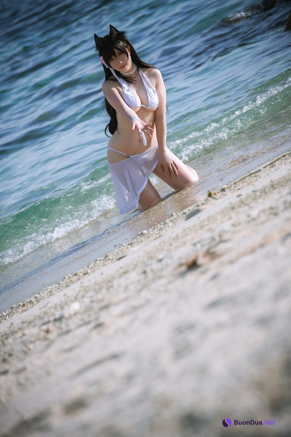 是本末末 Cosplay 爱宕泳装 Atago - Photo 15
