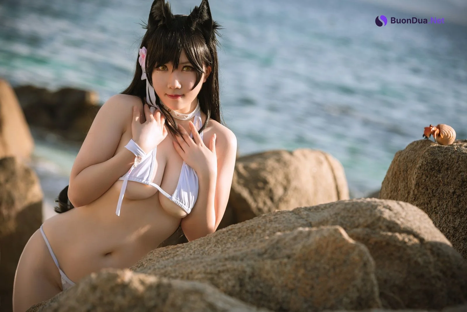 是本末末 Cosplay 爱宕泳装 Atago - Photo 16