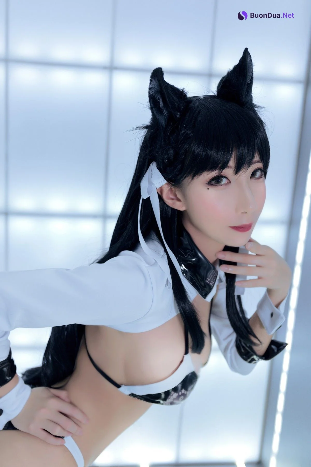 索索 Cosplay 愛宕 Atago Racing Queen Ver. - Photo 12