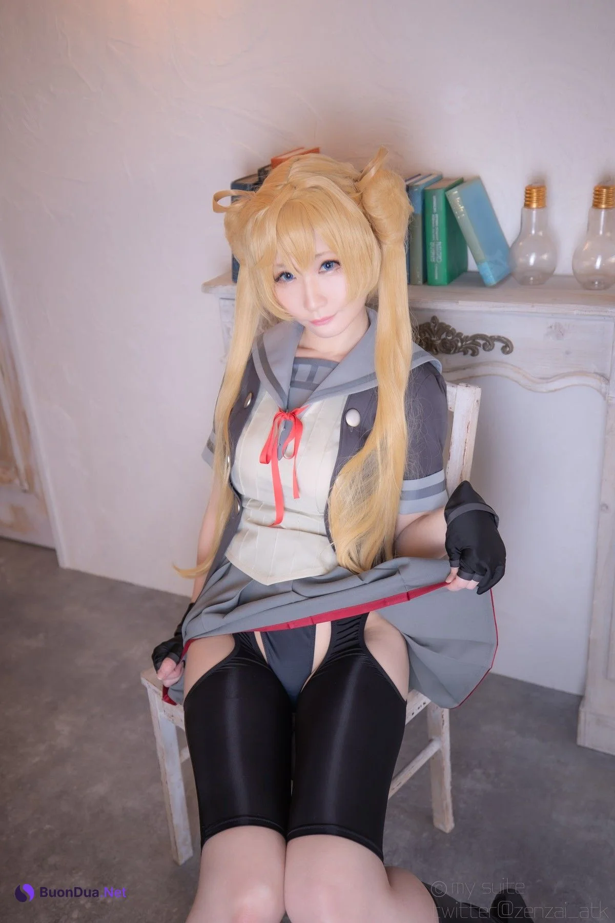 Cosplay Atsukiあつき 艦娘がスパッツの良さを教えてくれる Set.01 - Photo 13