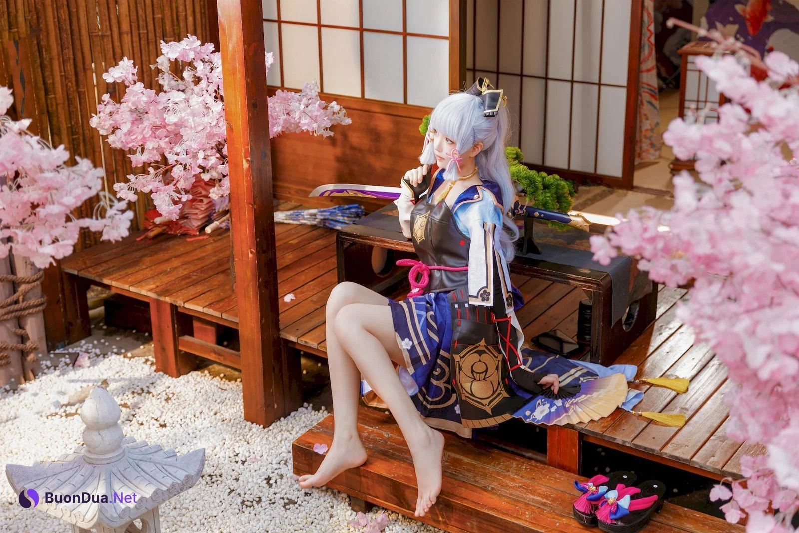 Cosplay 桜桃喵 神里绫华 Ayaka Kamisato - Photo 15