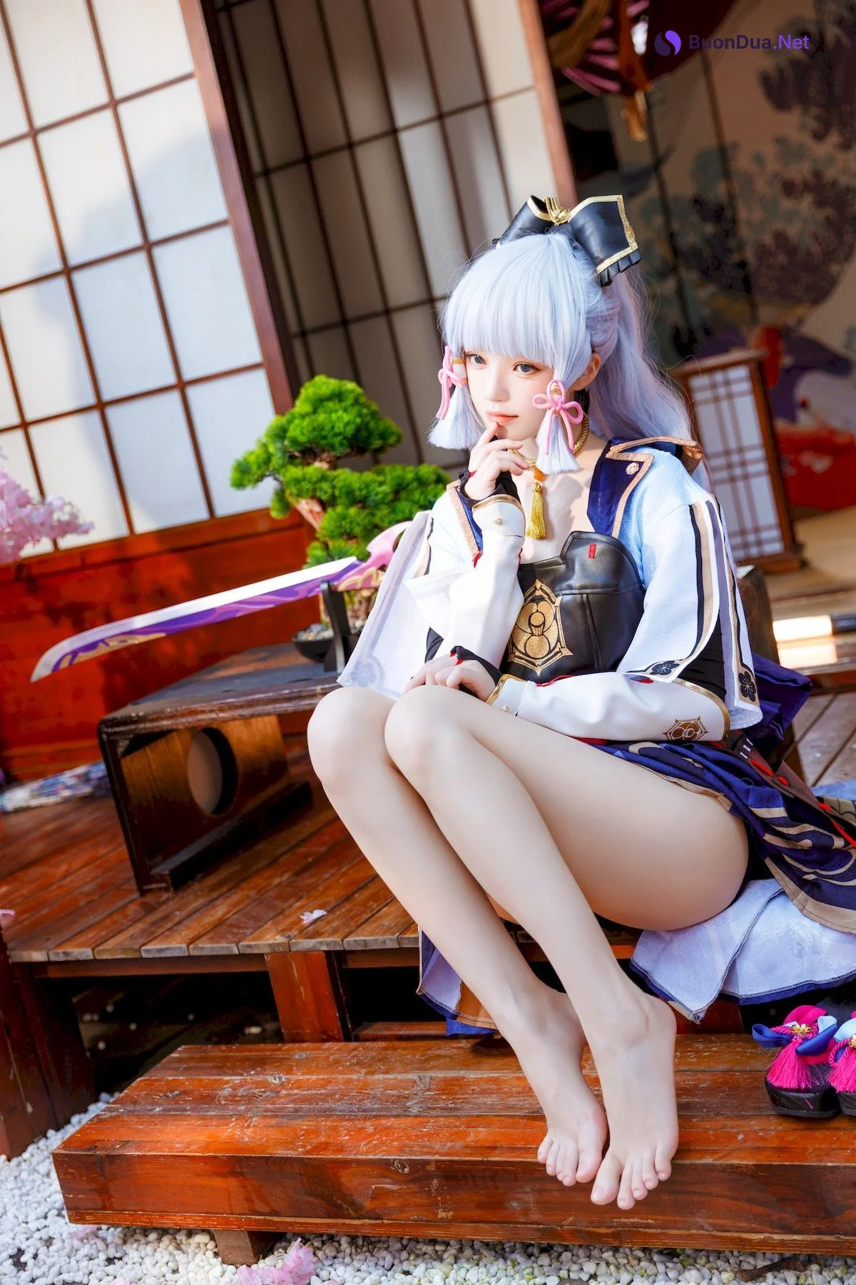 Cosplay 桜桃喵 神里绫华 Ayaka Kamisato - Photo 20