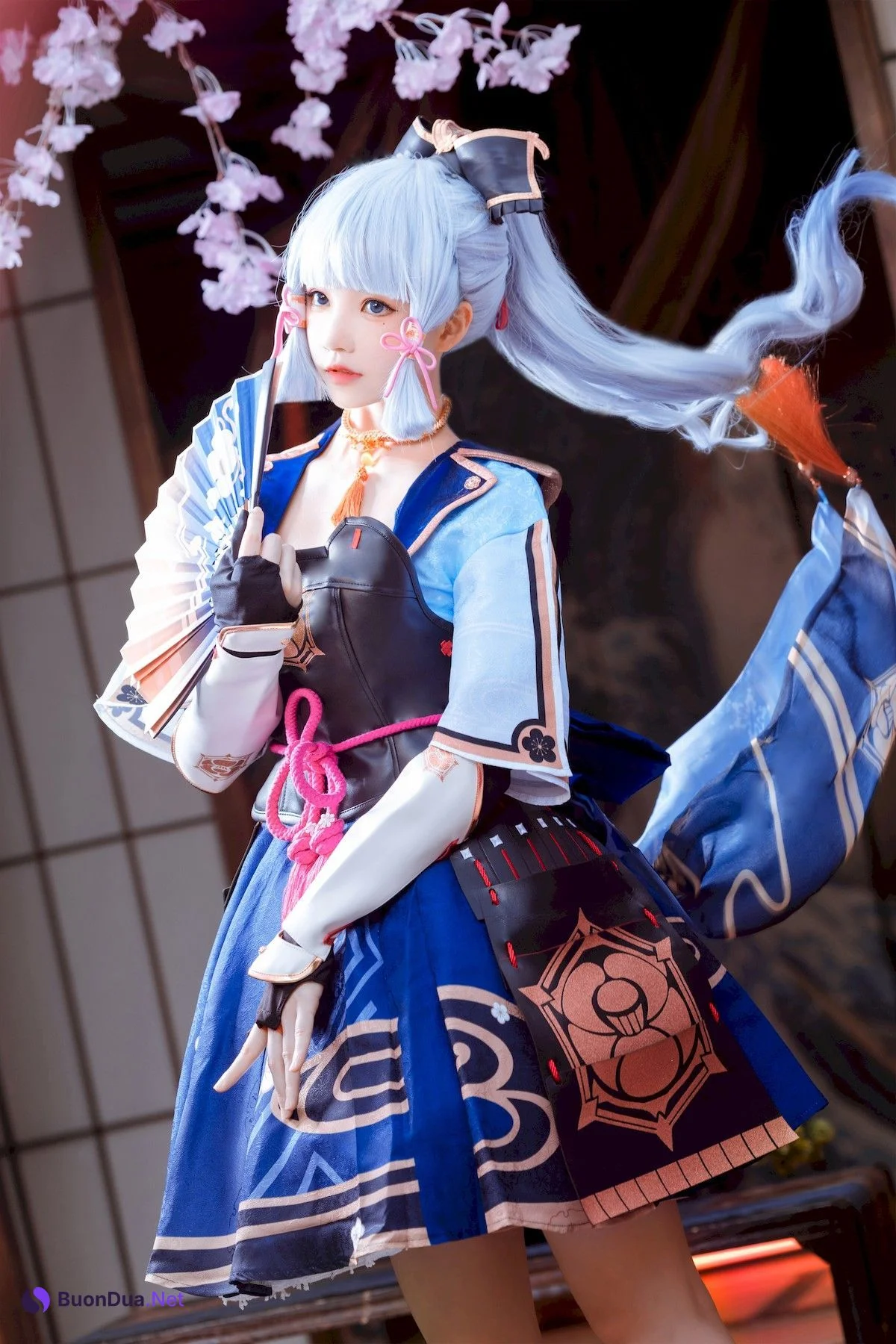 Cosplay 桜桃喵 神里绫华 Ayaka Kamisato - Photo 3