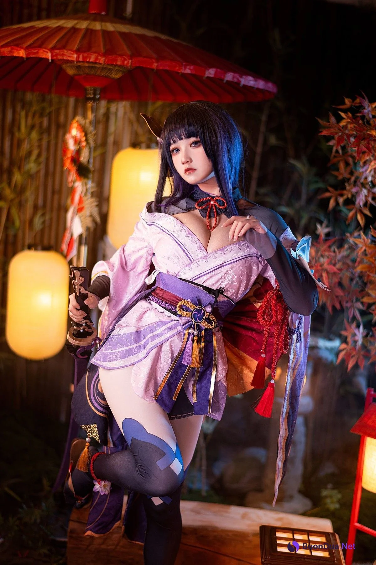 Cosplay 伊喵君 景三 八重 雷神 双倍快乐 - Photo 14