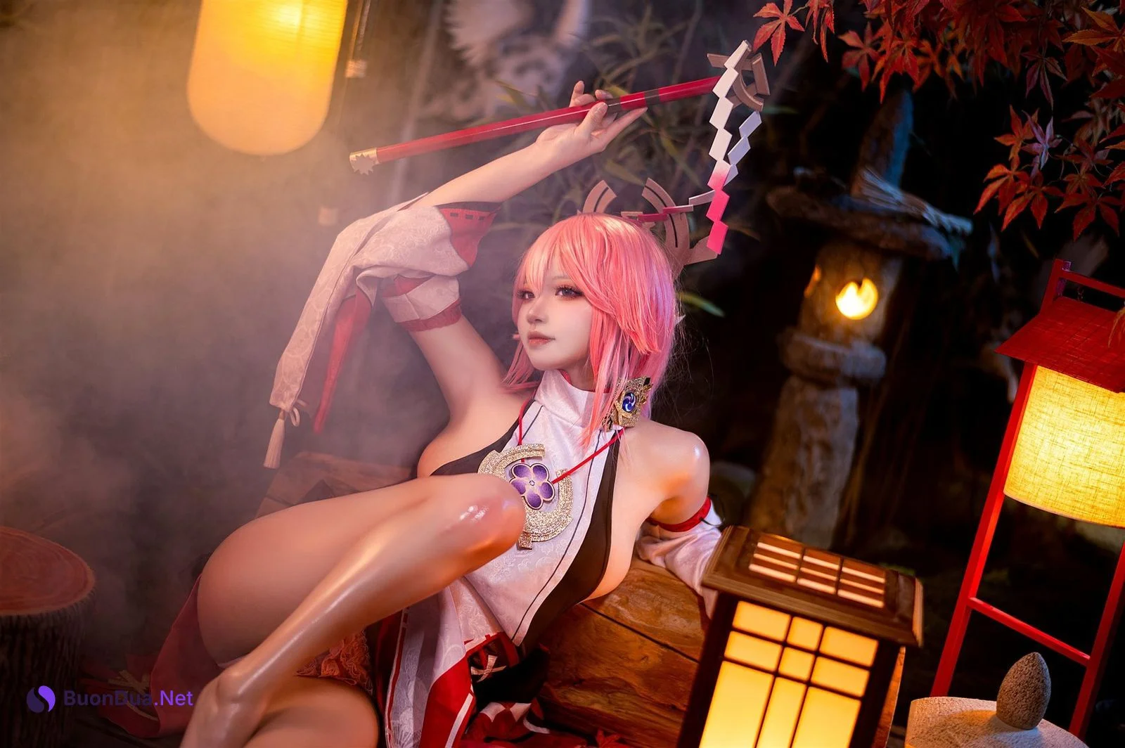 Cosplay 伊喵君 景三 八重 雷神 双倍快乐 - Photo 6