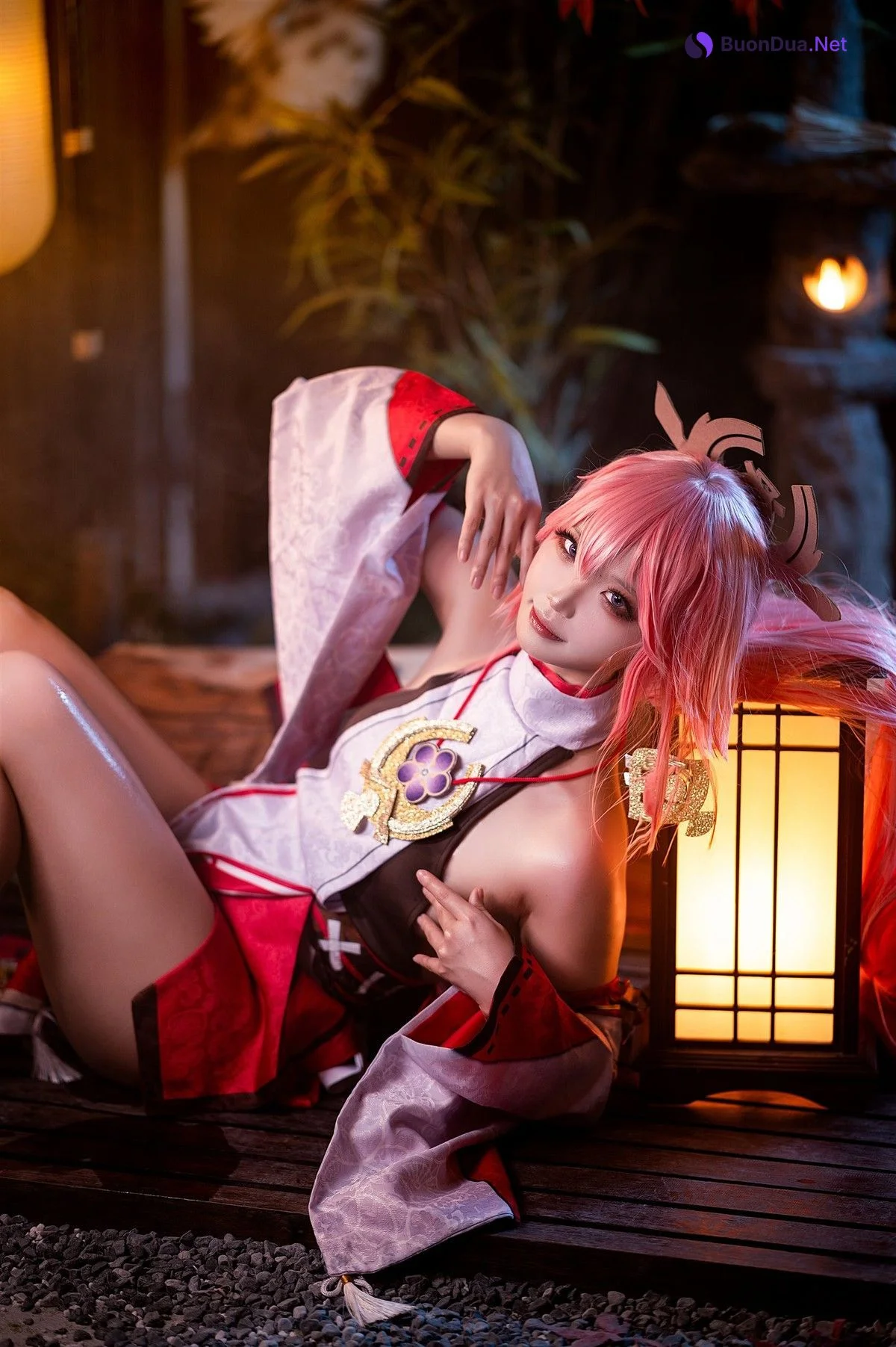 Cosplay 伊喵君 景三 八重 雷神 双倍快乐 - Photo 9