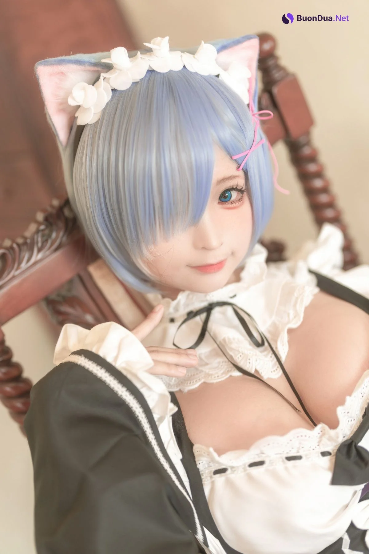蠢沫沫 Cosplay 雷姆 - Photo 11