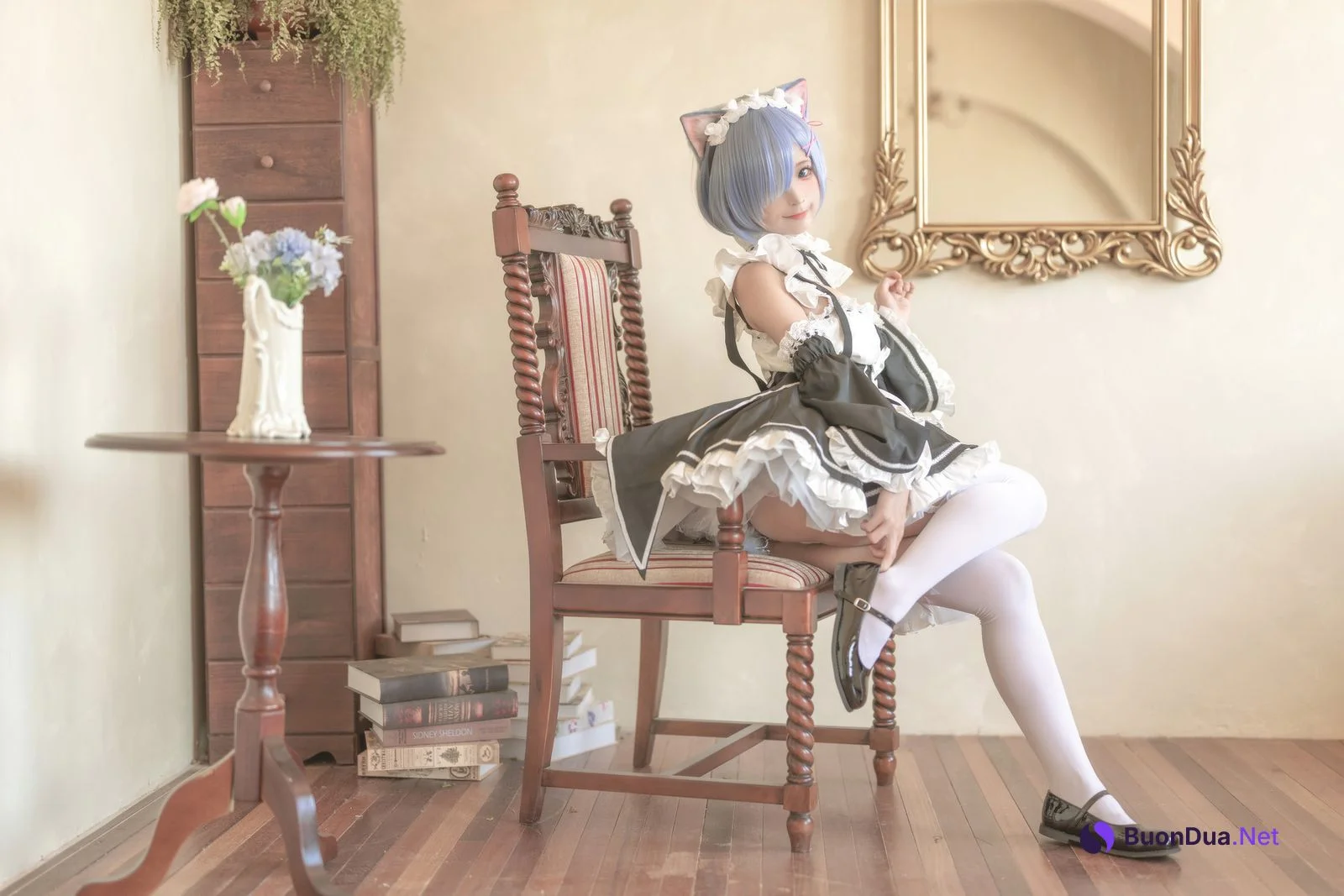 蠢沫沫 Cosplay 雷姆 - Photo 12