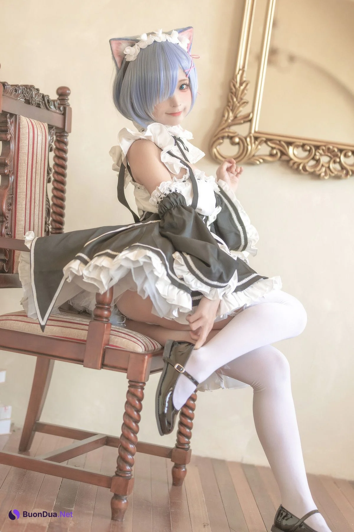 蠢沫沫 Cosplay 雷姆 - Photo 14