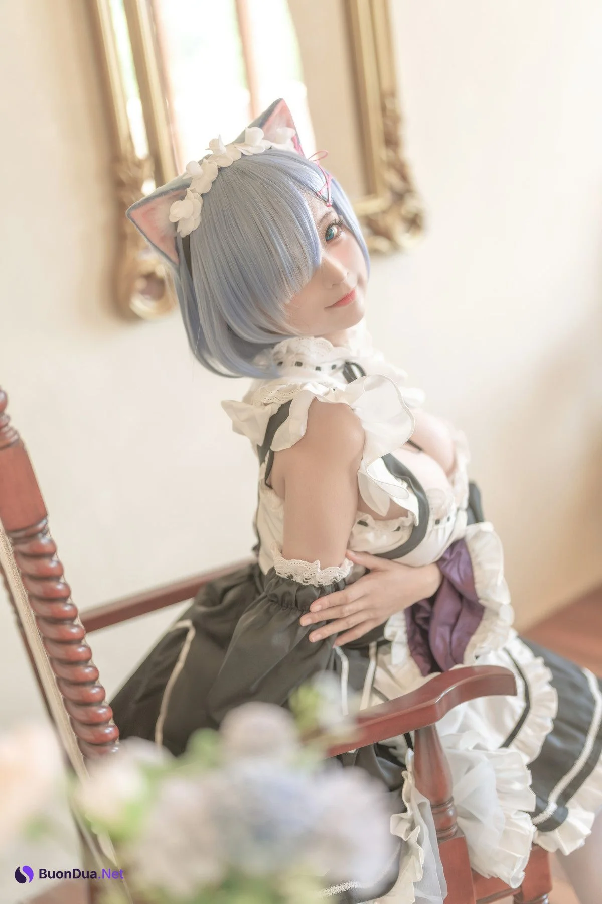 蠢沫沫 Cosplay 雷姆 - Photo 15