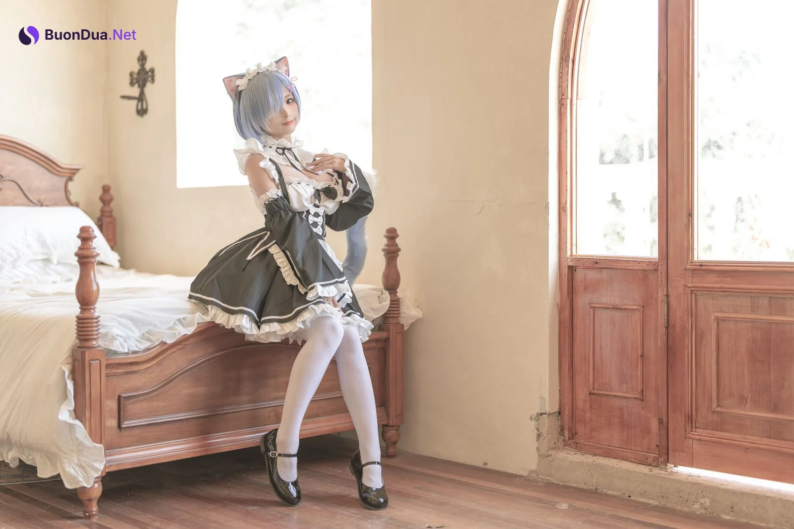 蠢沫沫 Cosplay 雷姆 - Photo 16