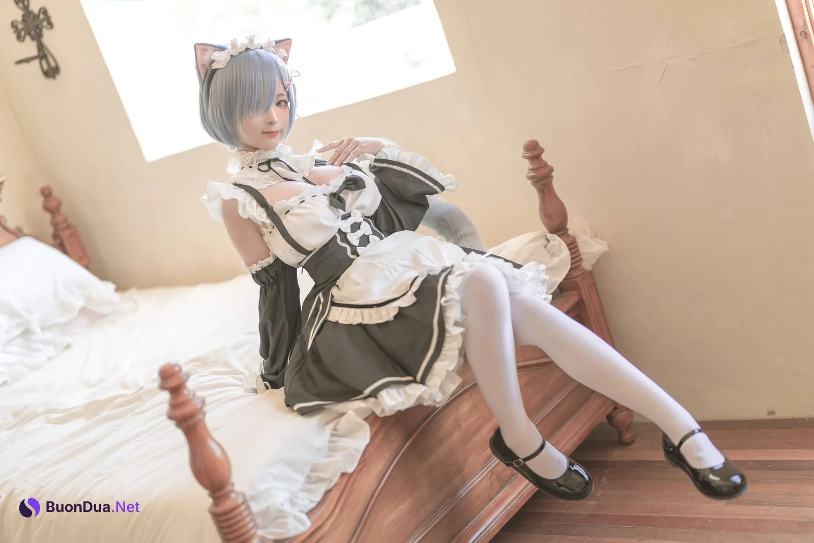 蠢沫沫 Cosplay 雷姆 - Photo 17