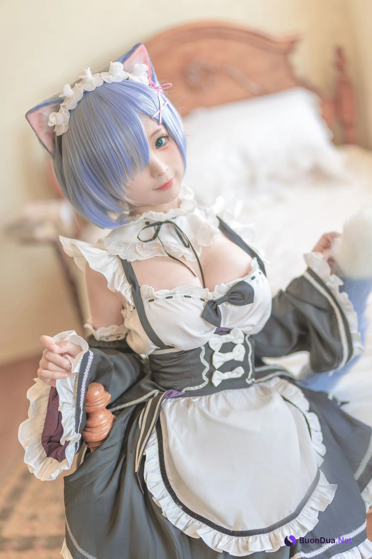 蠢沫沫 Cosplay 雷姆 - Photo 20
