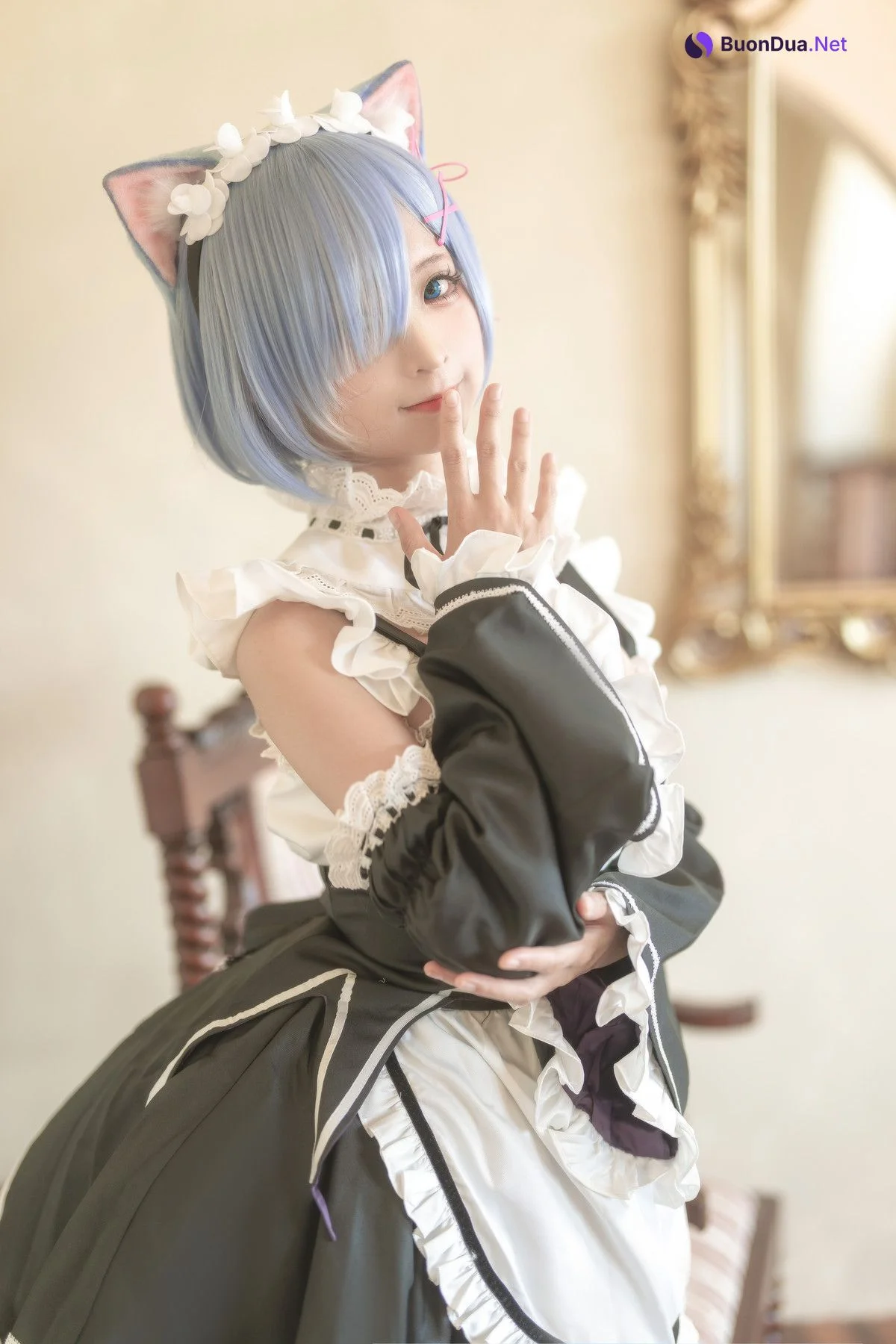 蠢沫沫 Cosplay 雷姆 - Photo 7