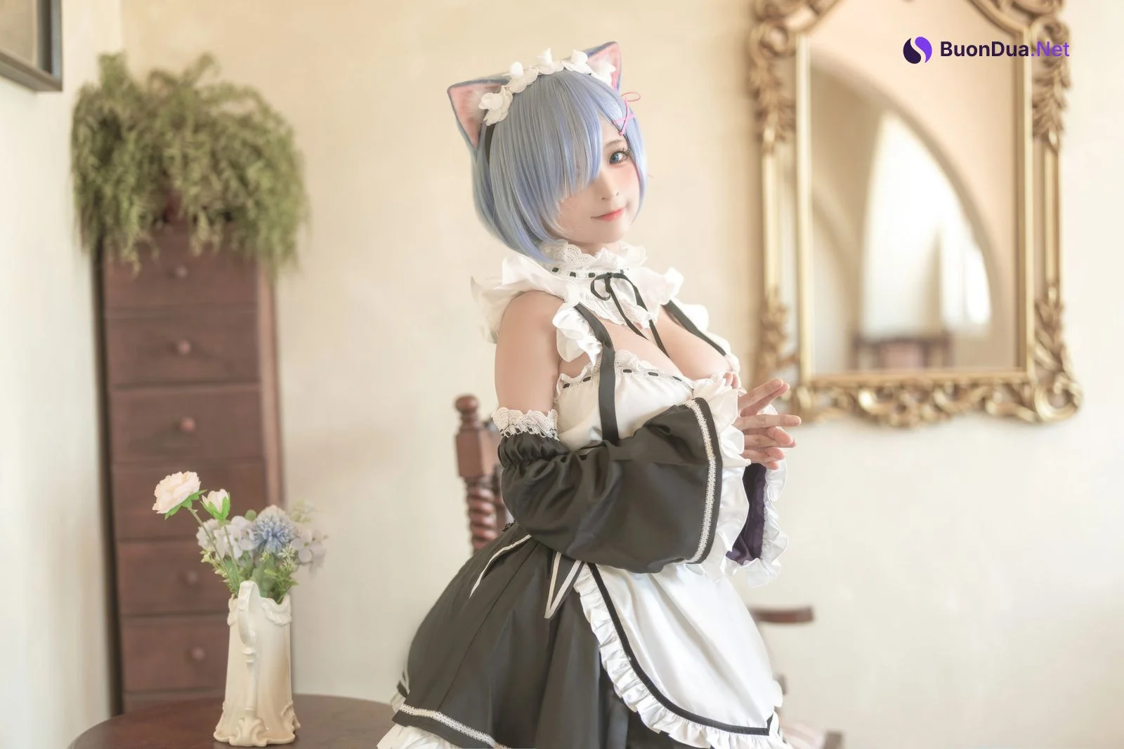 蠢沫沫 Cosplay 雷姆 - Photo 8