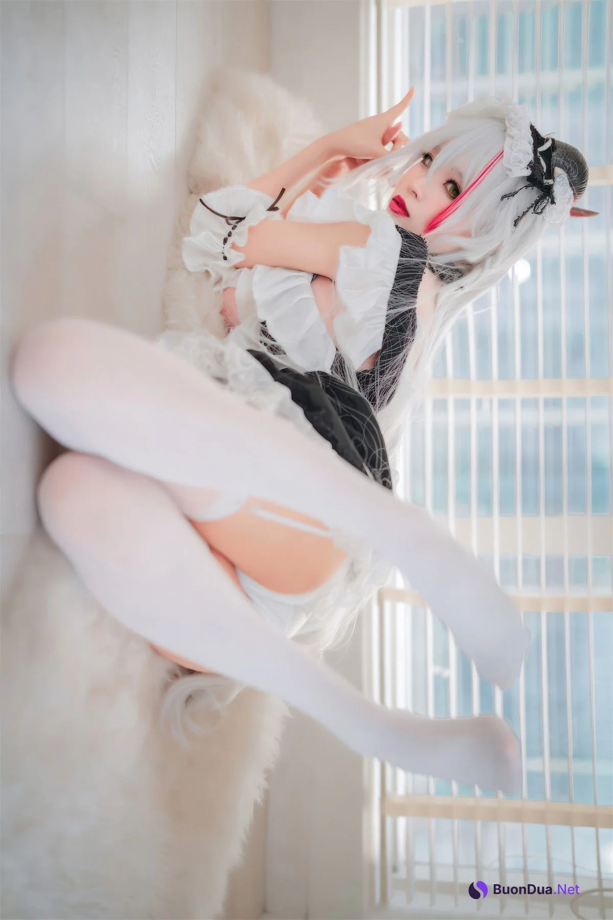 Cosplay 轩萧学姐 碧蓝航线 埃吉尔女仆 - Photo 14