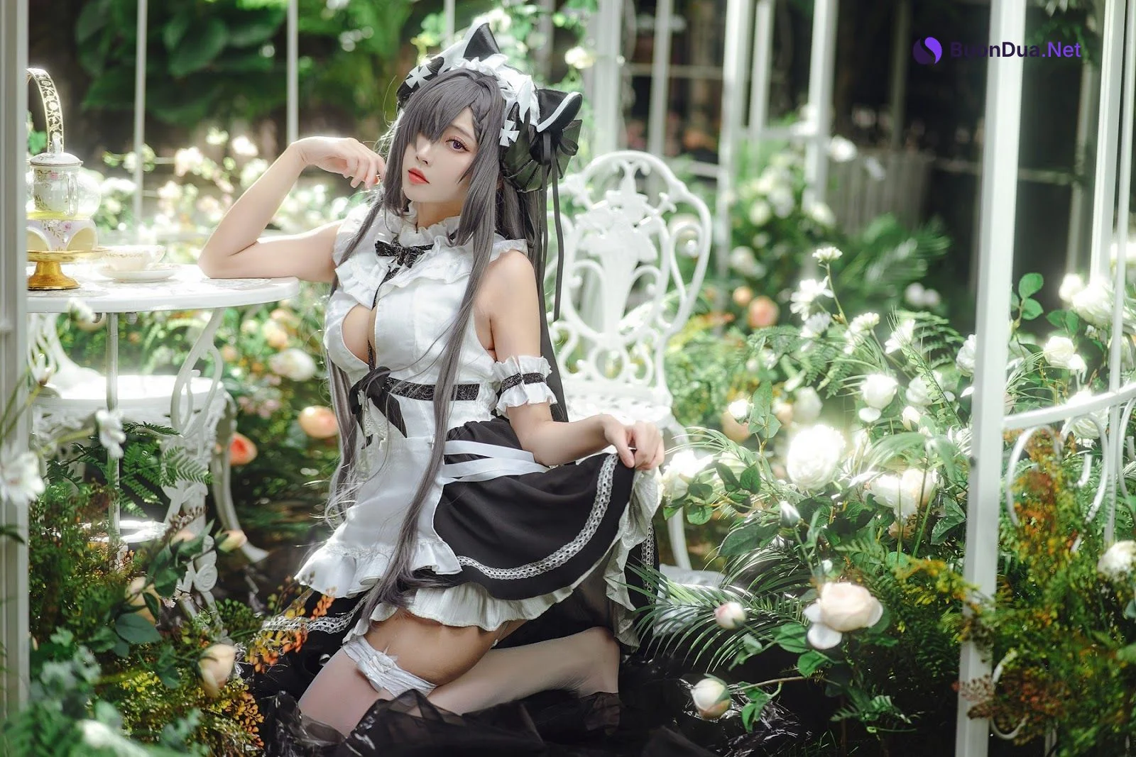 Cosplay 宮本桜 奥古斯特 女仆装 - Photo 12