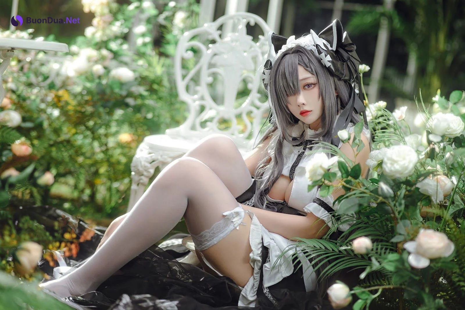 Cosplay 宮本桜 奥古斯特 女仆装 - Photo 14